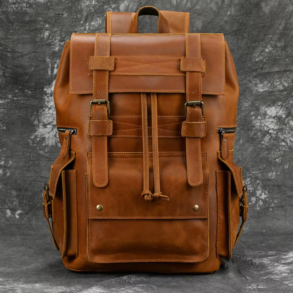 Sac à Dos Cuir Homme Marron | Bastien