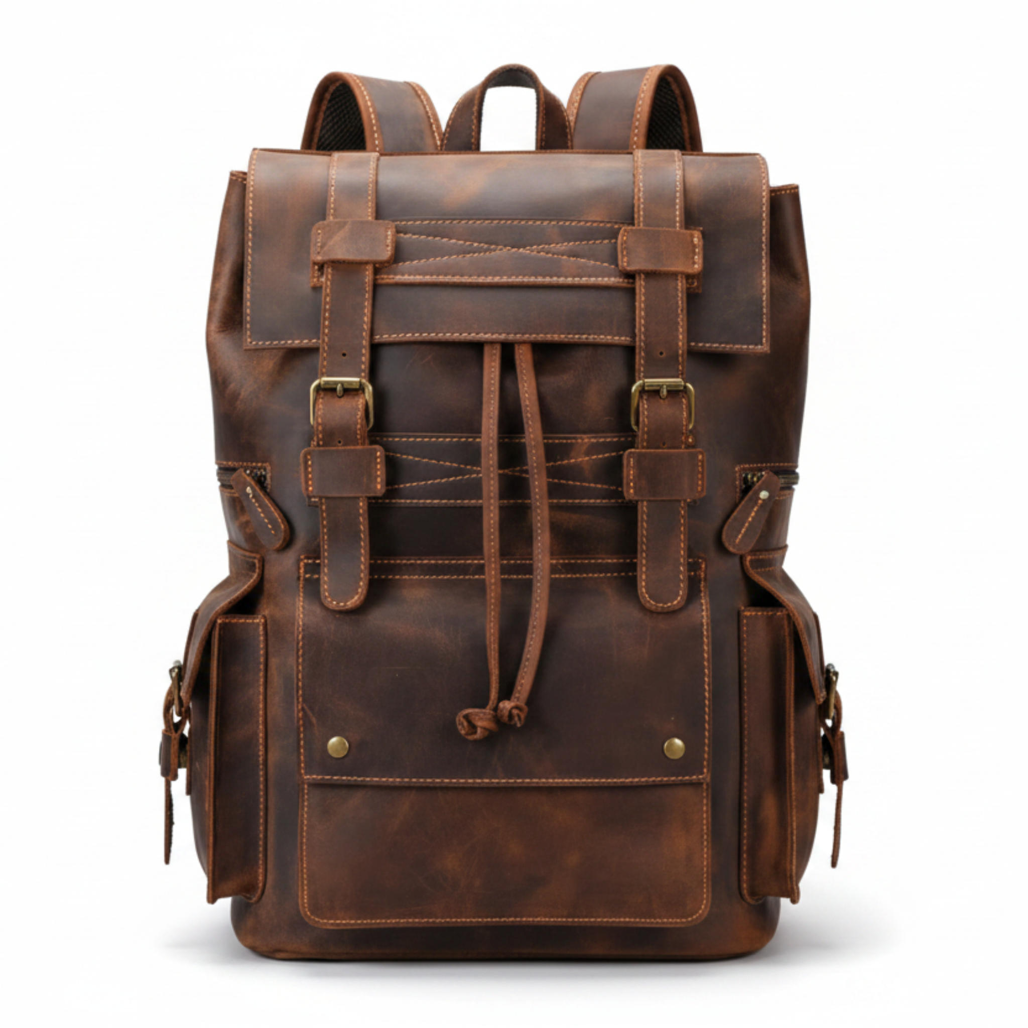 Sac à Dos Cuir Homme Marron | Bastien