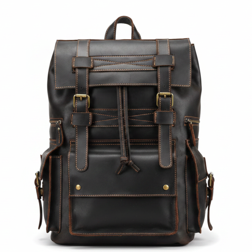Sac à Dos Cuir Homme Marron | Bastien