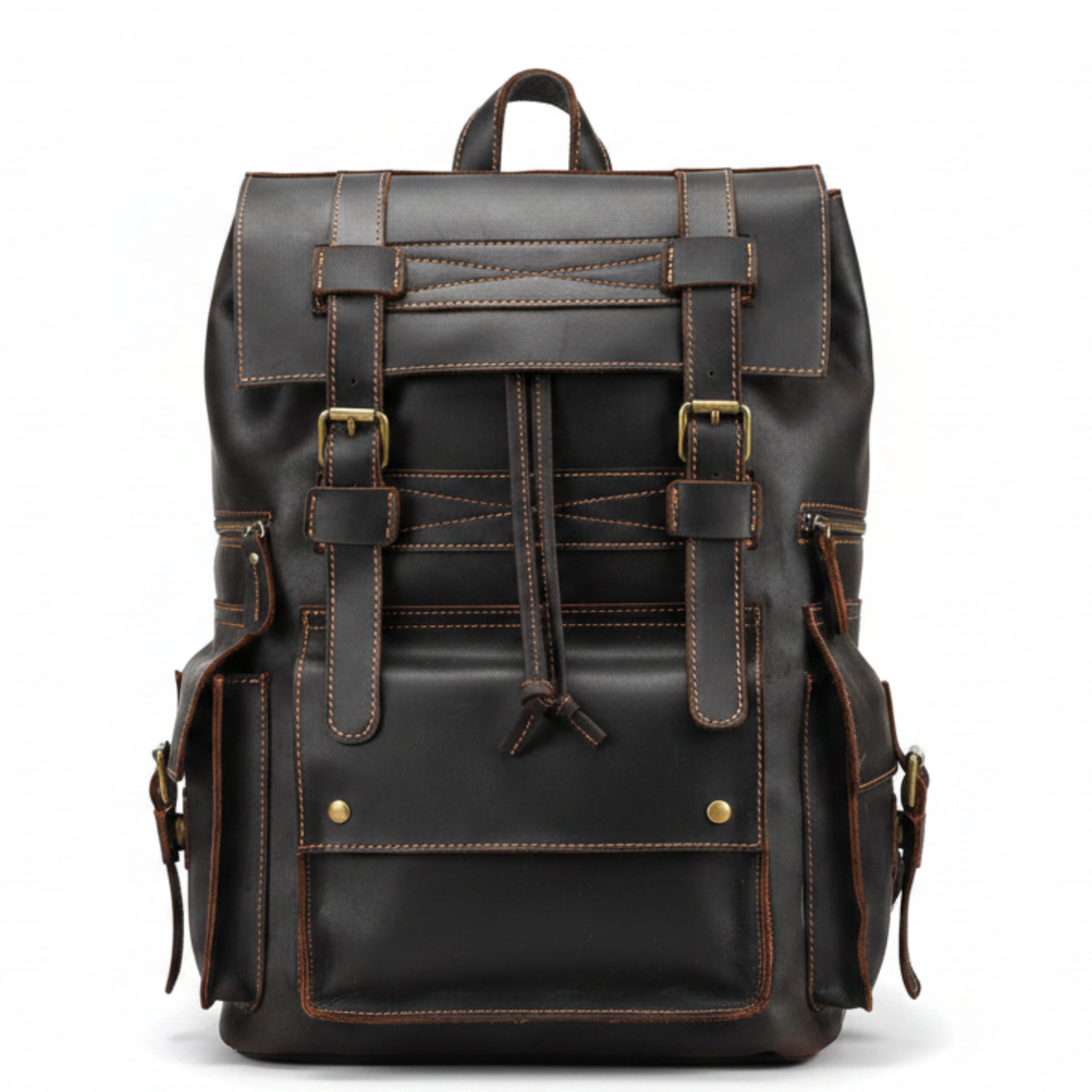Sac à Dos Cuir Homme Marron | Bastien