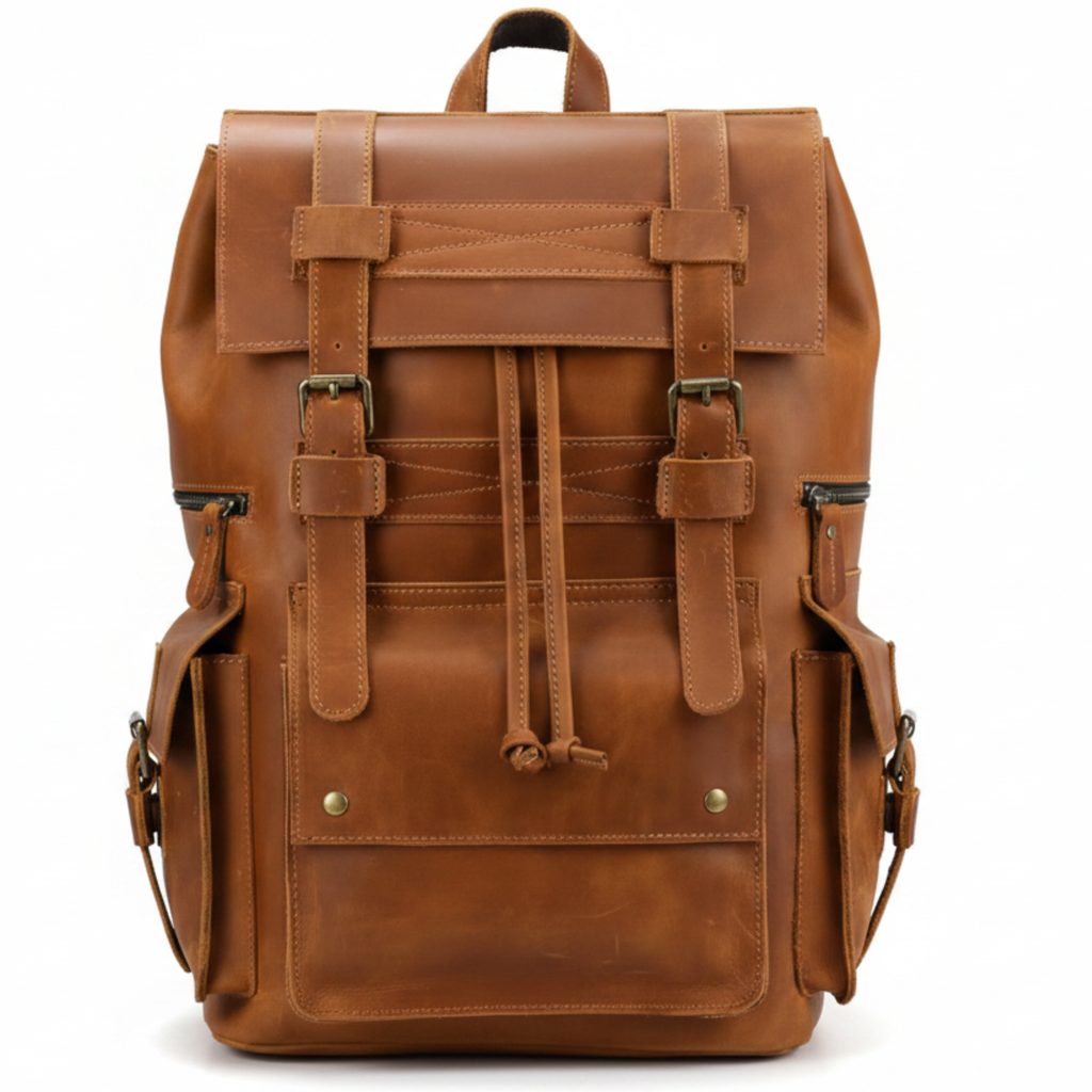Sac à Dos Cuir Homme Marron | Bastien
