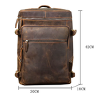 Sac à Dos Cuir Homme Marron Vintage | Léon