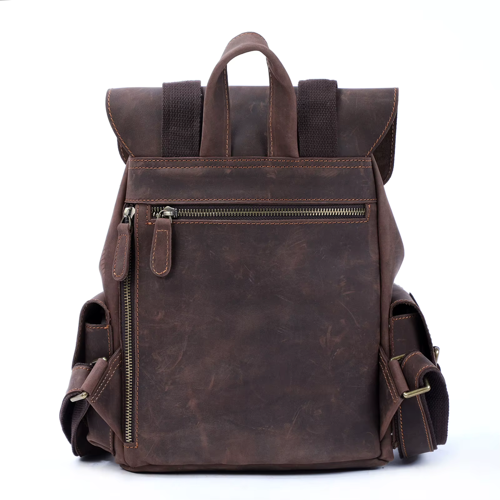 Sac à Dos Cuir Femme Vintage Café | Chloé