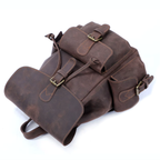 Sac à Dos Cuir Femme Vintage Café | Chloé
