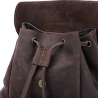 Sac à Dos Cuir Femme Vintage Café | Chloé