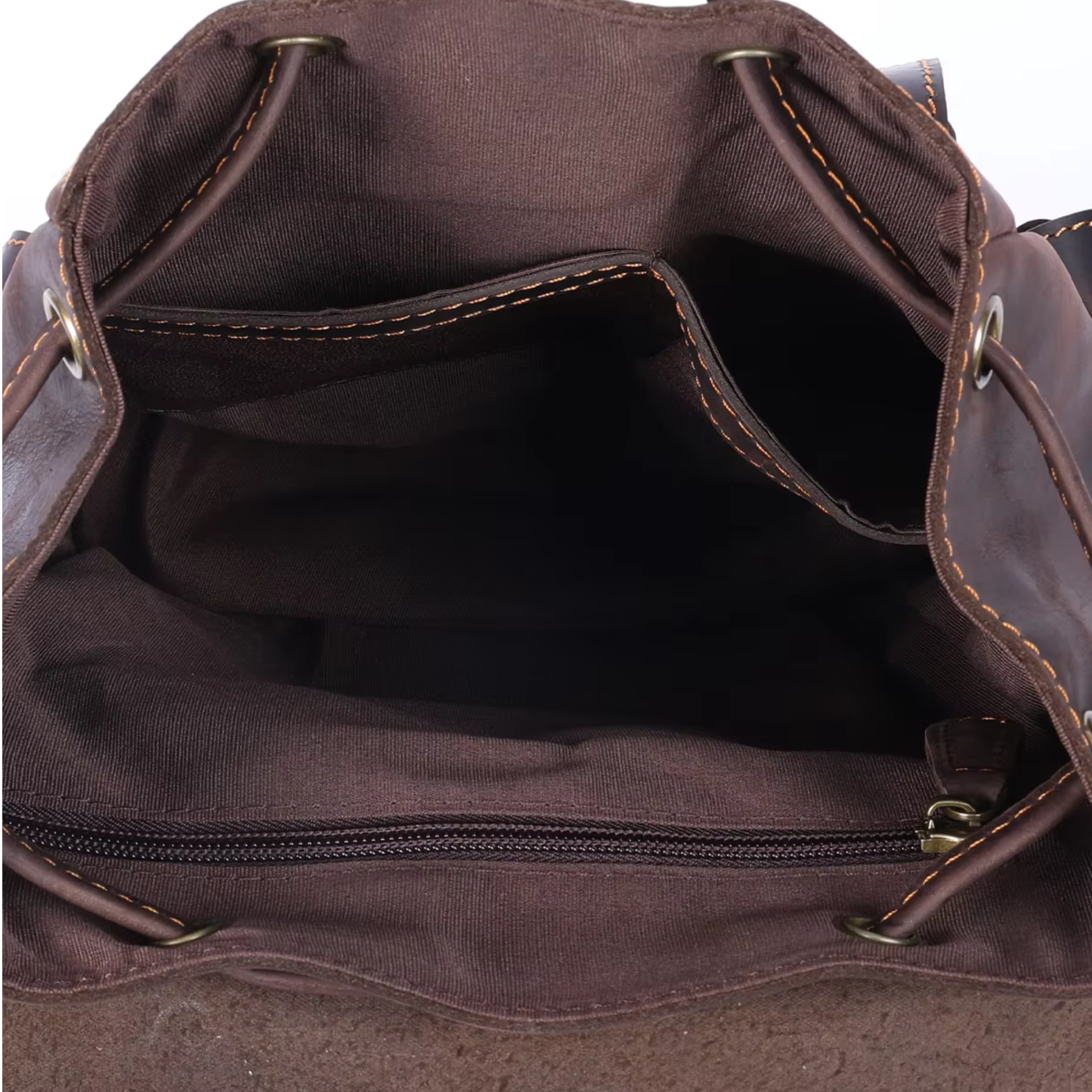Sac à Dos Cuir Femme Vintage Café | Chloé