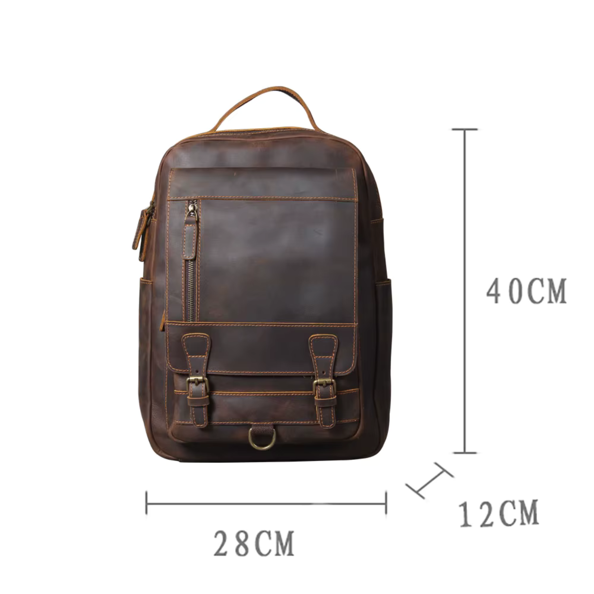 Sac à Dos Cuir Homme Café | Bastien II