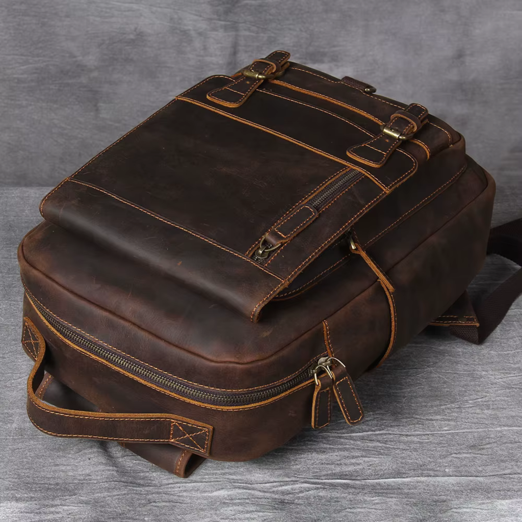 Sac à Dos Cuir Homme Café | Bastien II