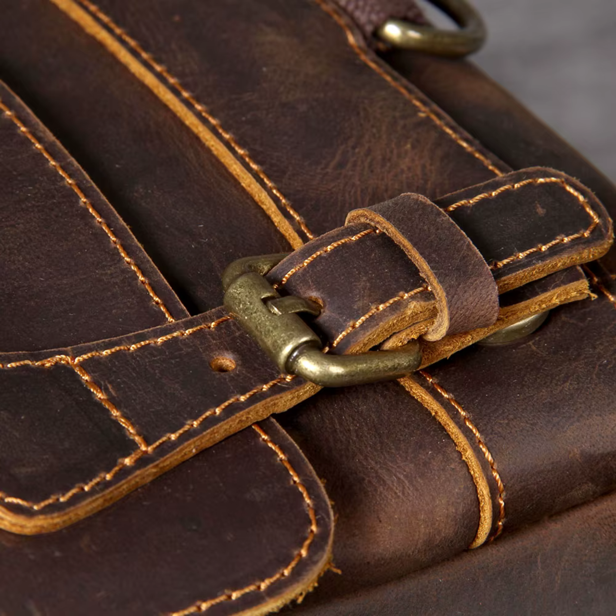 Sac à Dos Cuir Homme Café | Bastien II