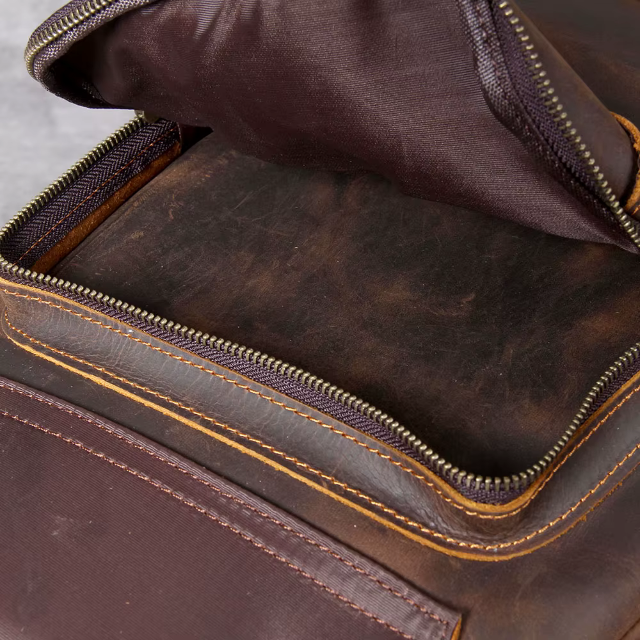 Sac à Dos Cuir Homme Café | Bastien II