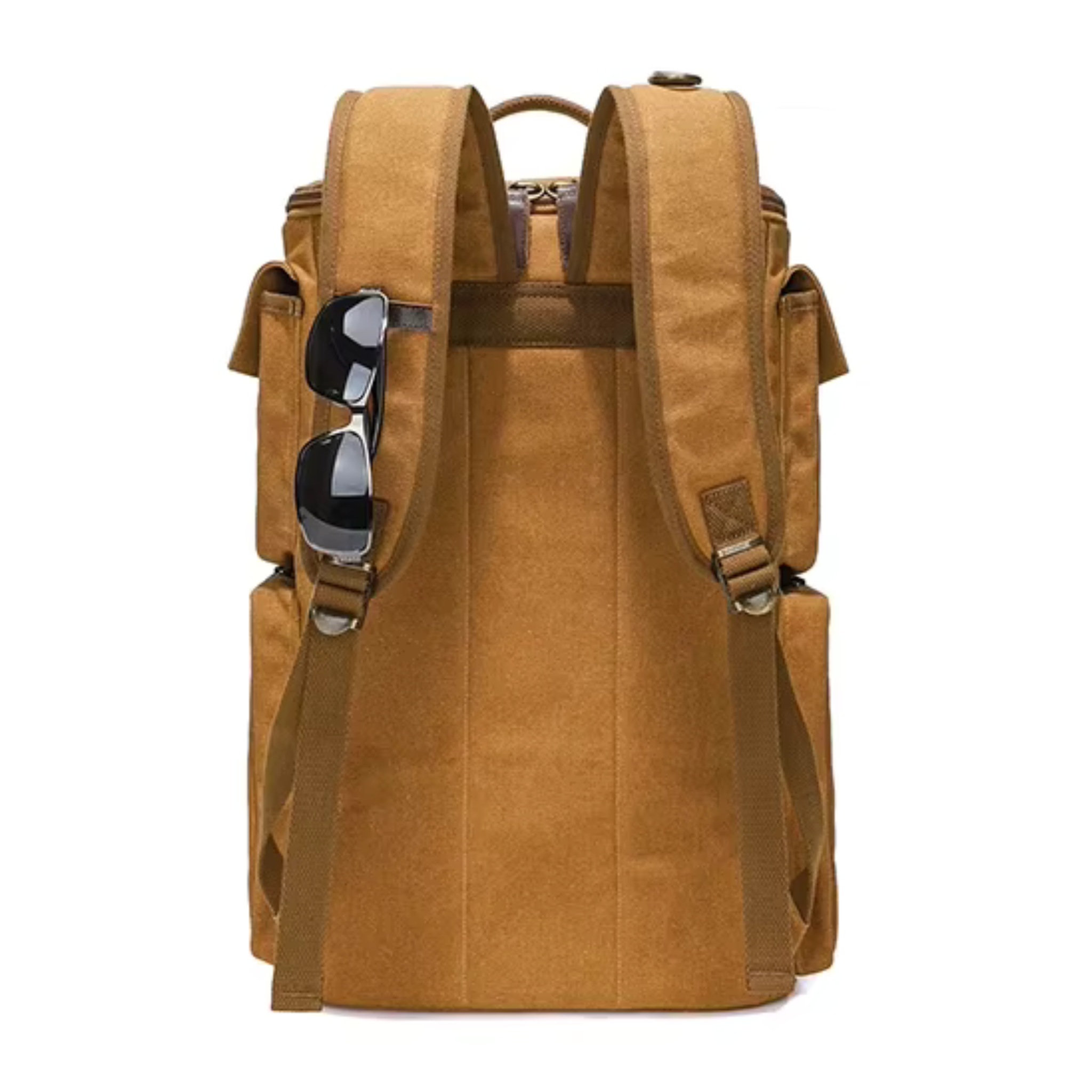 Sac à Dos Vintage Toile Homme Femme Marron | Axel