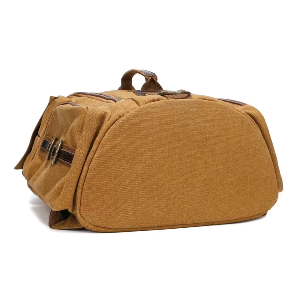 Sac à Dos Vintage Toile Homme Femme Marron | Axel