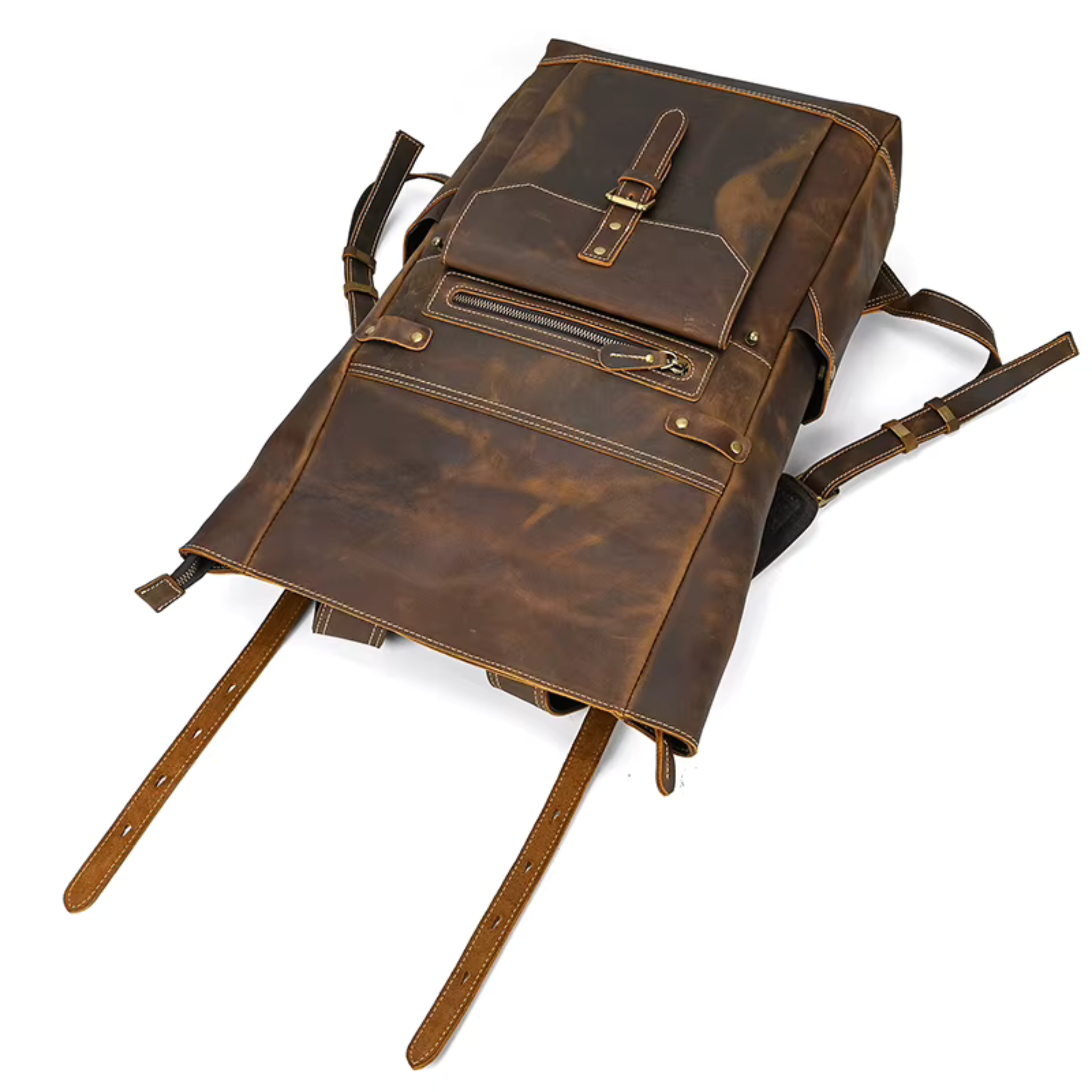 Sac à Dos Cuir Homme Marron Vintage | Arthur