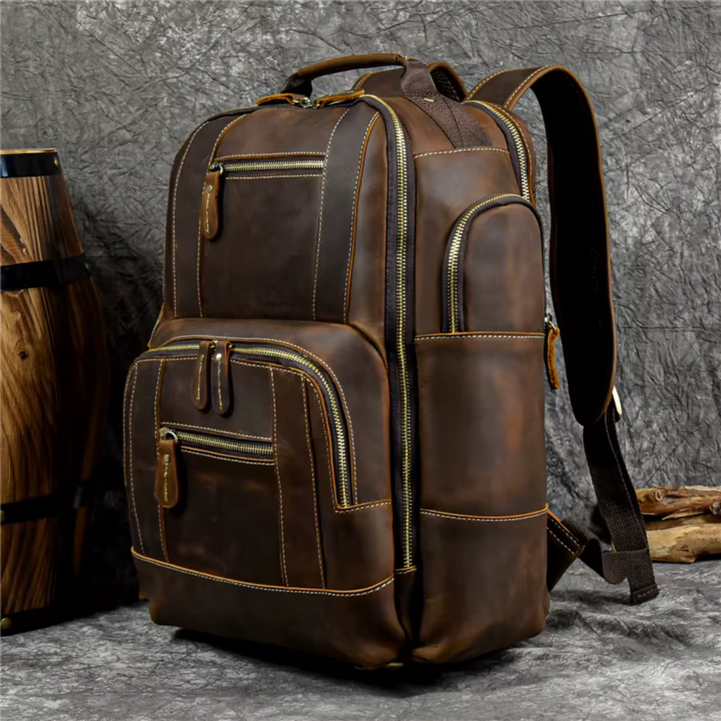 Sac à Dos Cuir Homme Marron | Edouard