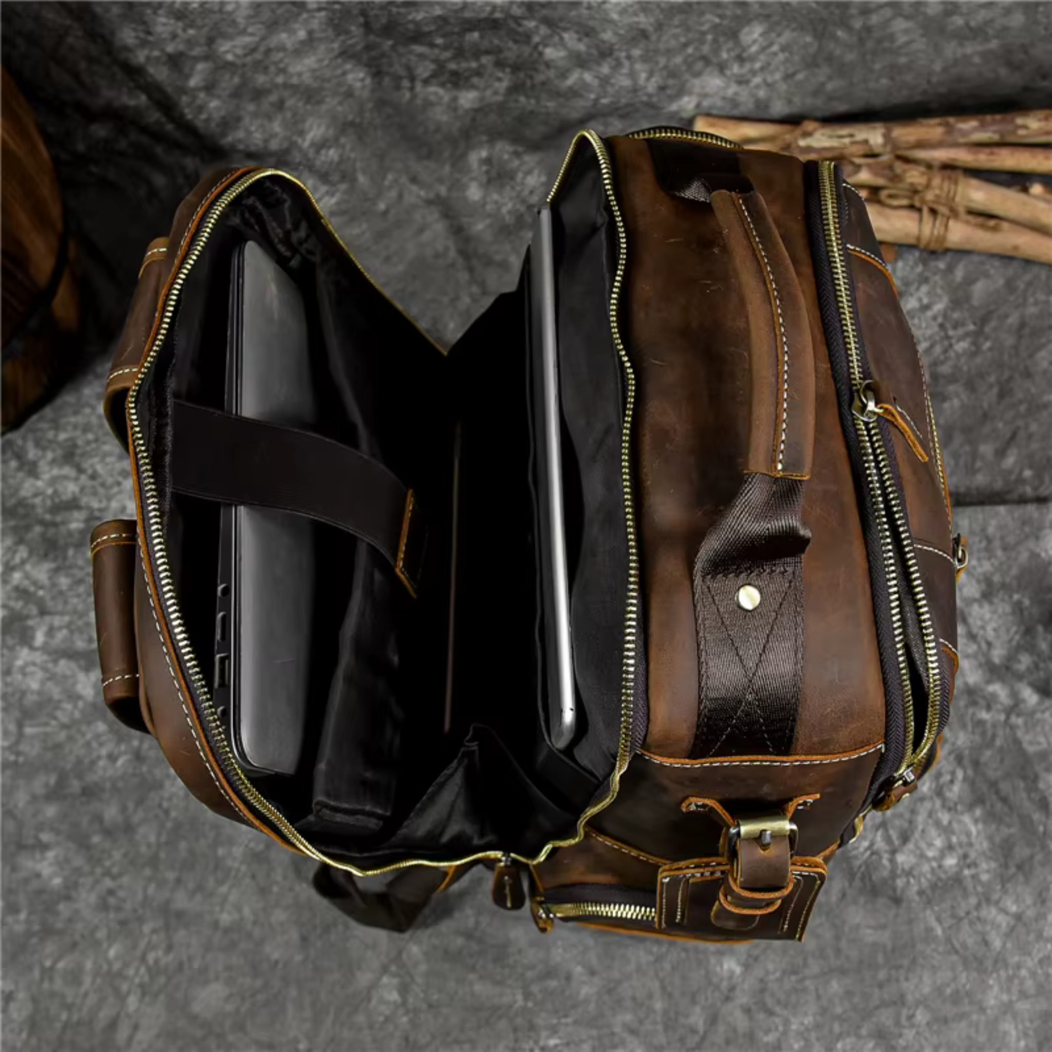 Sac à Dos Cuir Homme Marron | Edouard