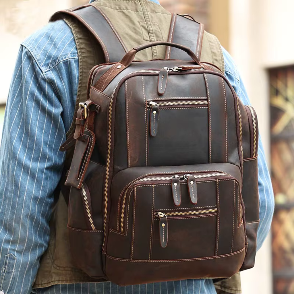 Sac à Dos Cuir Homme Marron | Edouard