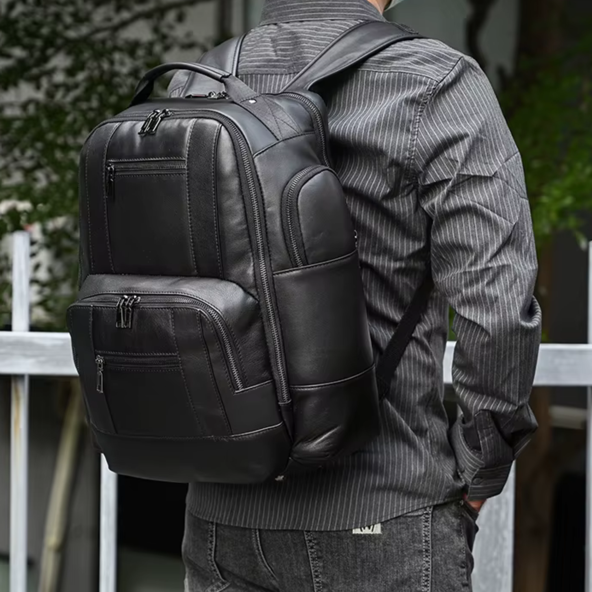 Sac à Dos Cuir Homme Marron | Edouard
