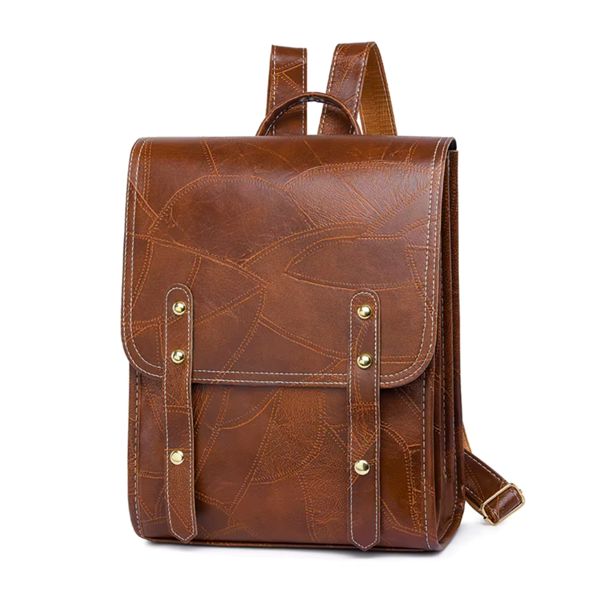 Sac à Dos Femme Élégant Marron | Iris