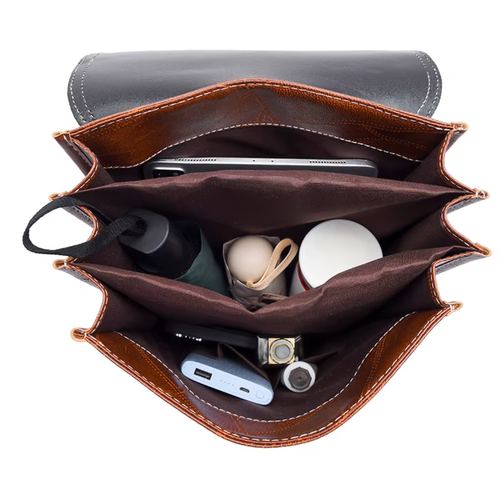 Sac à Dos Femme Élégant Marron | Iris