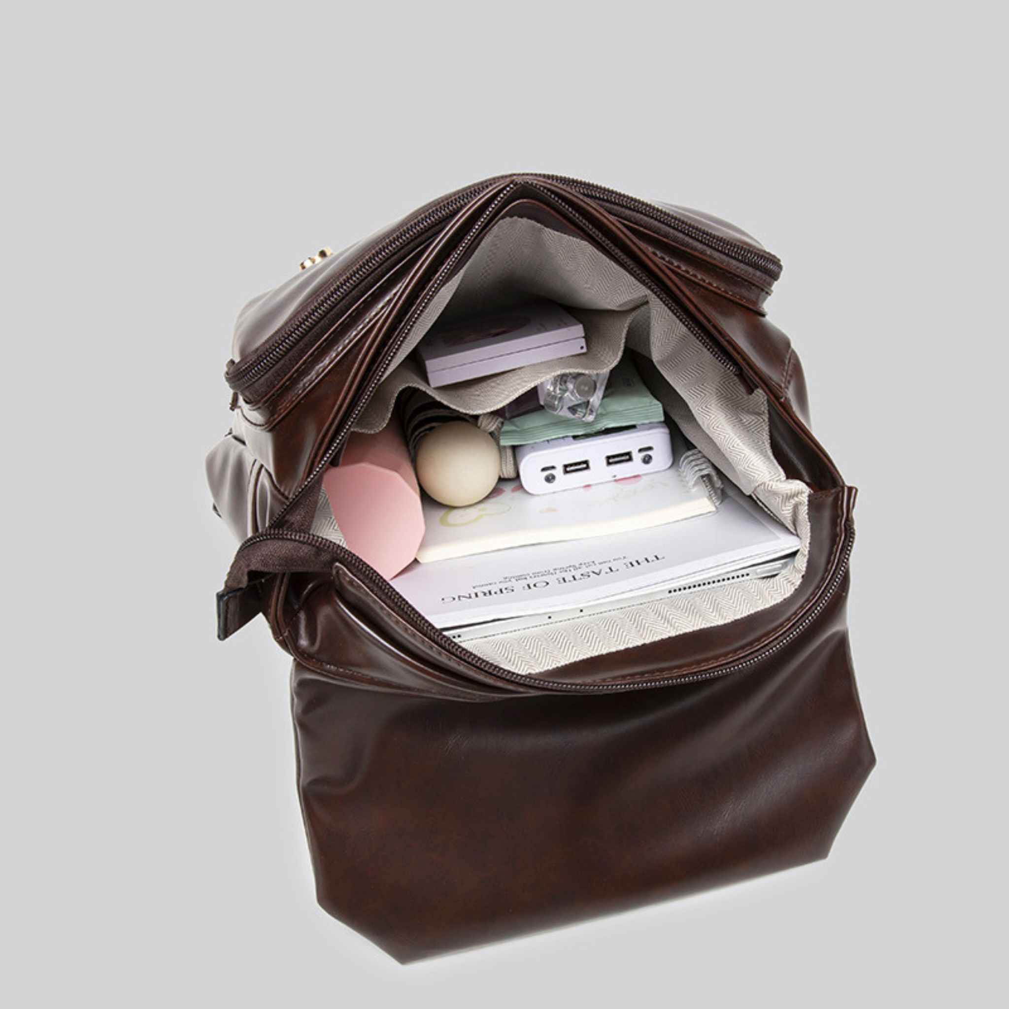 Sac à Dos Femme Style Vintage Chocolat | Victoria