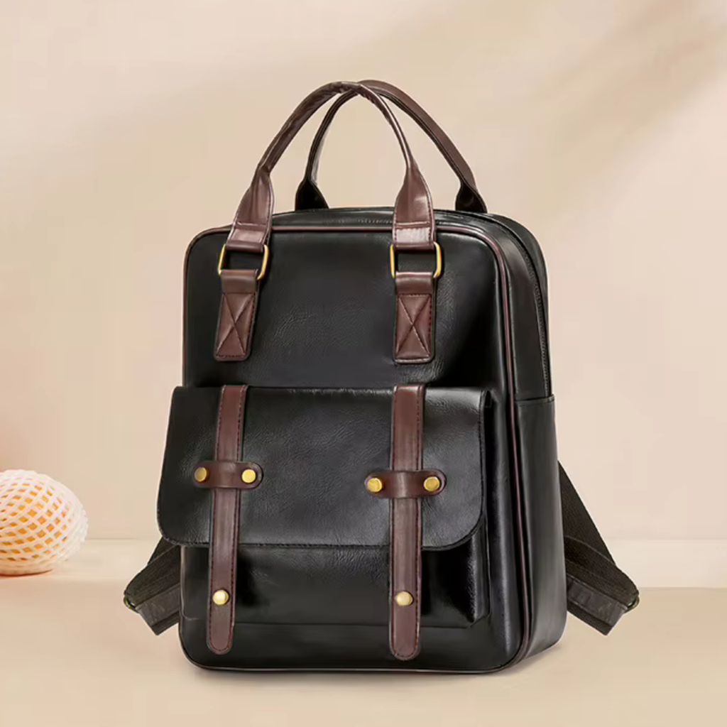 Sac à Dos Femme Style Vintage Marron | Margaux
