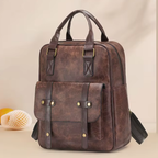 Sac à Dos Femme Style Vintage Marron | Margaux