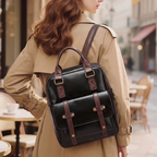 Sac à Dos Femme Style Vintage Marron | Margaux