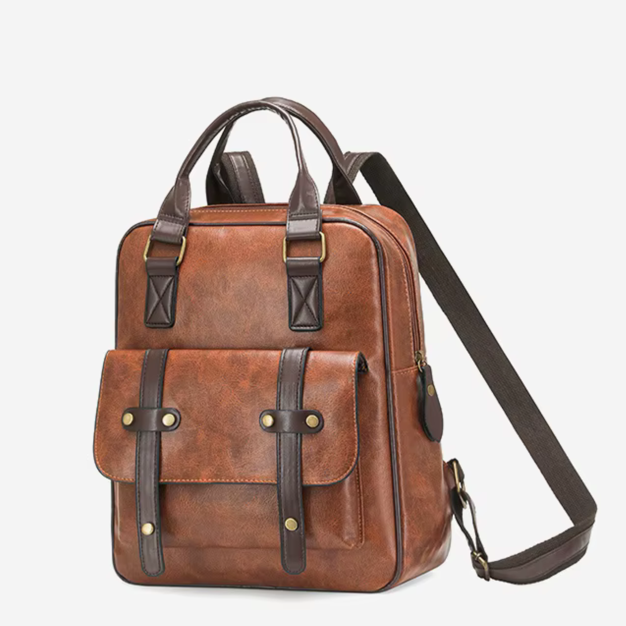 Sac à Dos Femme Style Vintage Marron | Margaux