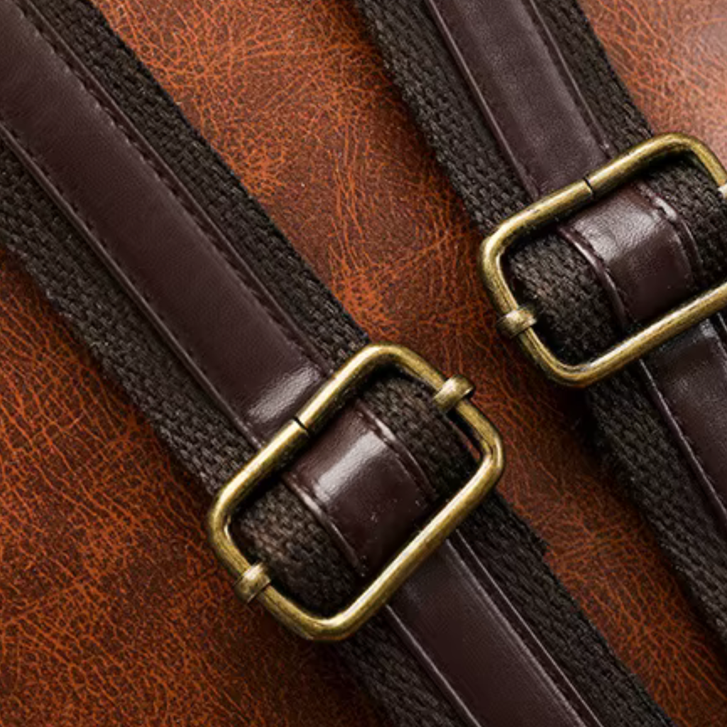 Sac à Dos Femme Style Vintage Marron | Margaux