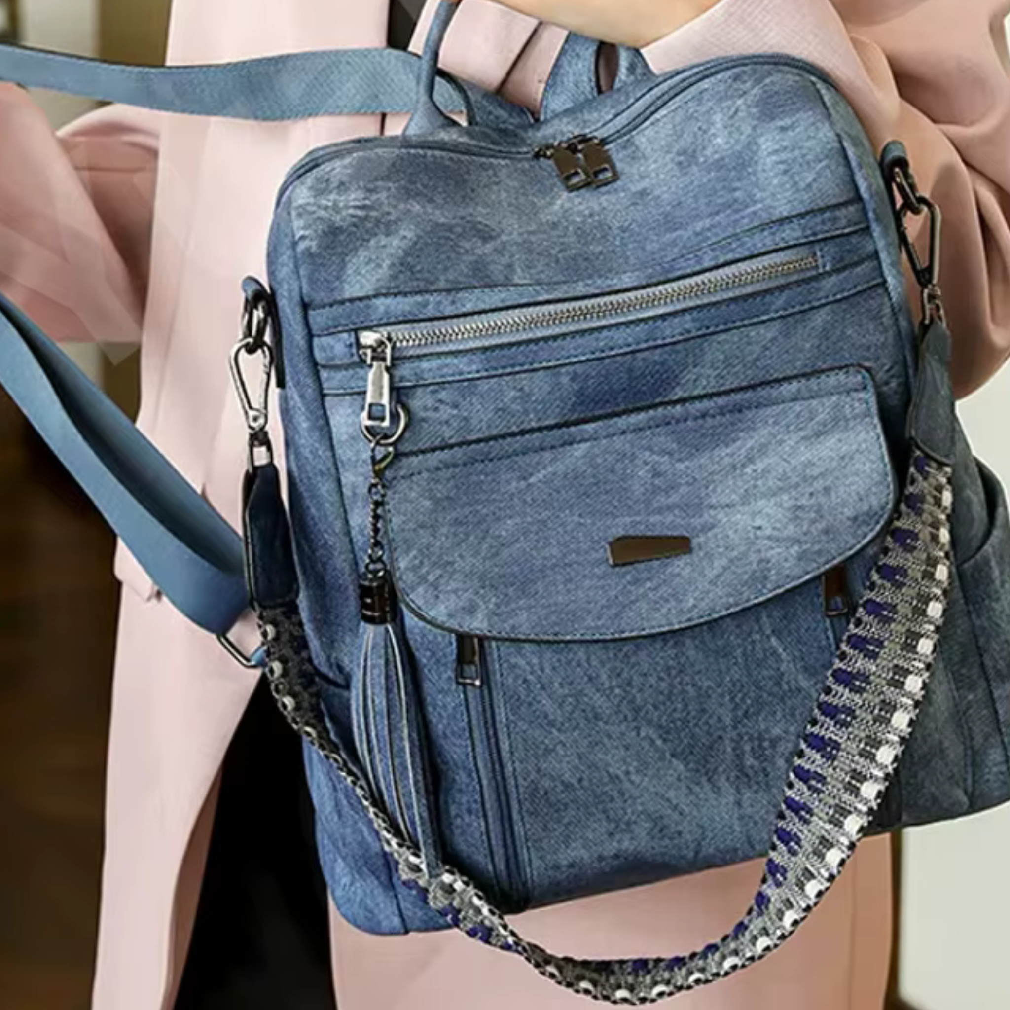 Sac à Dos Femme Grande Capacité Marron | Camille II