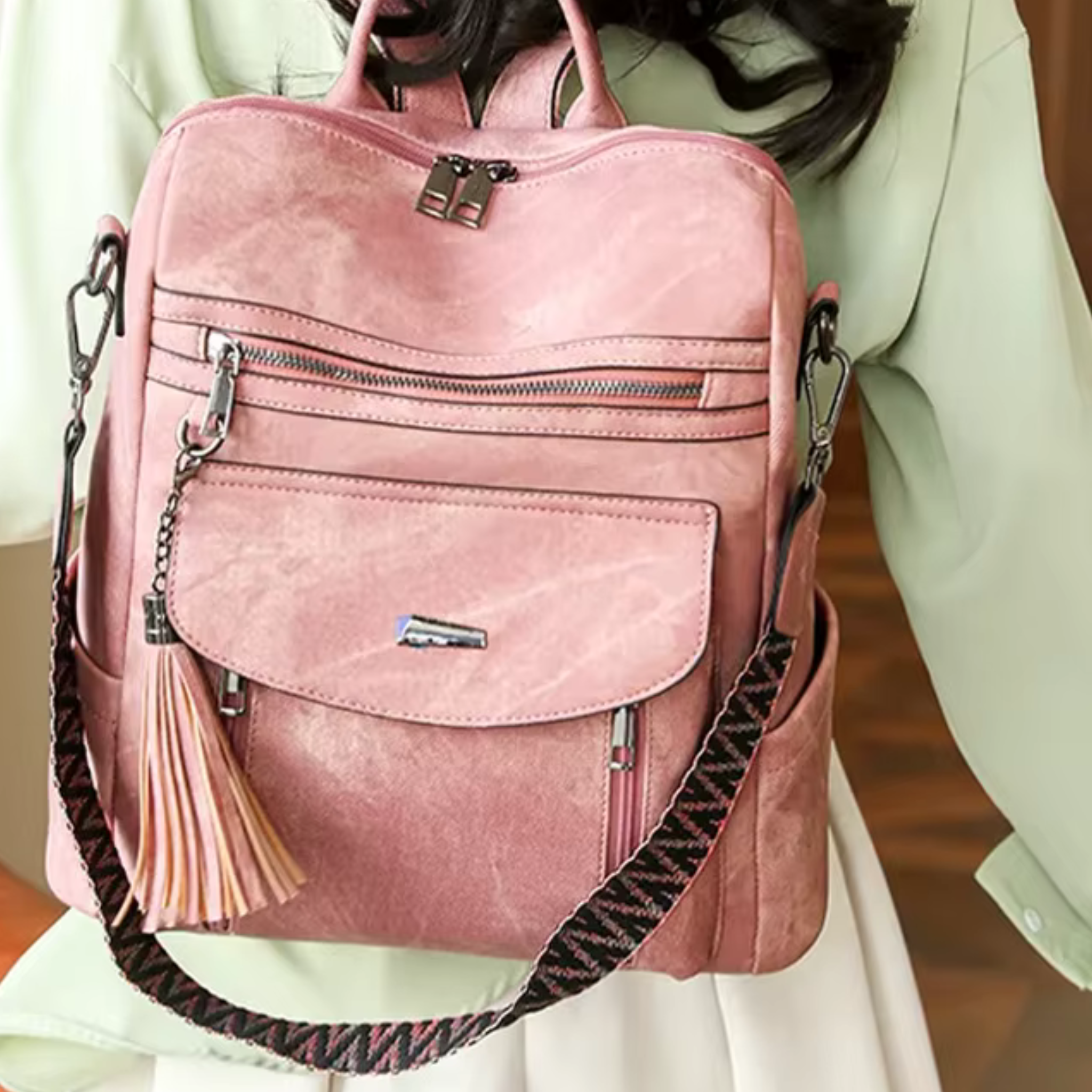 Sac à Dos Femme Grande Capacité Marron | Camille II