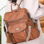 Sac à Dos Femme Grande Capacité Marron | Camille II