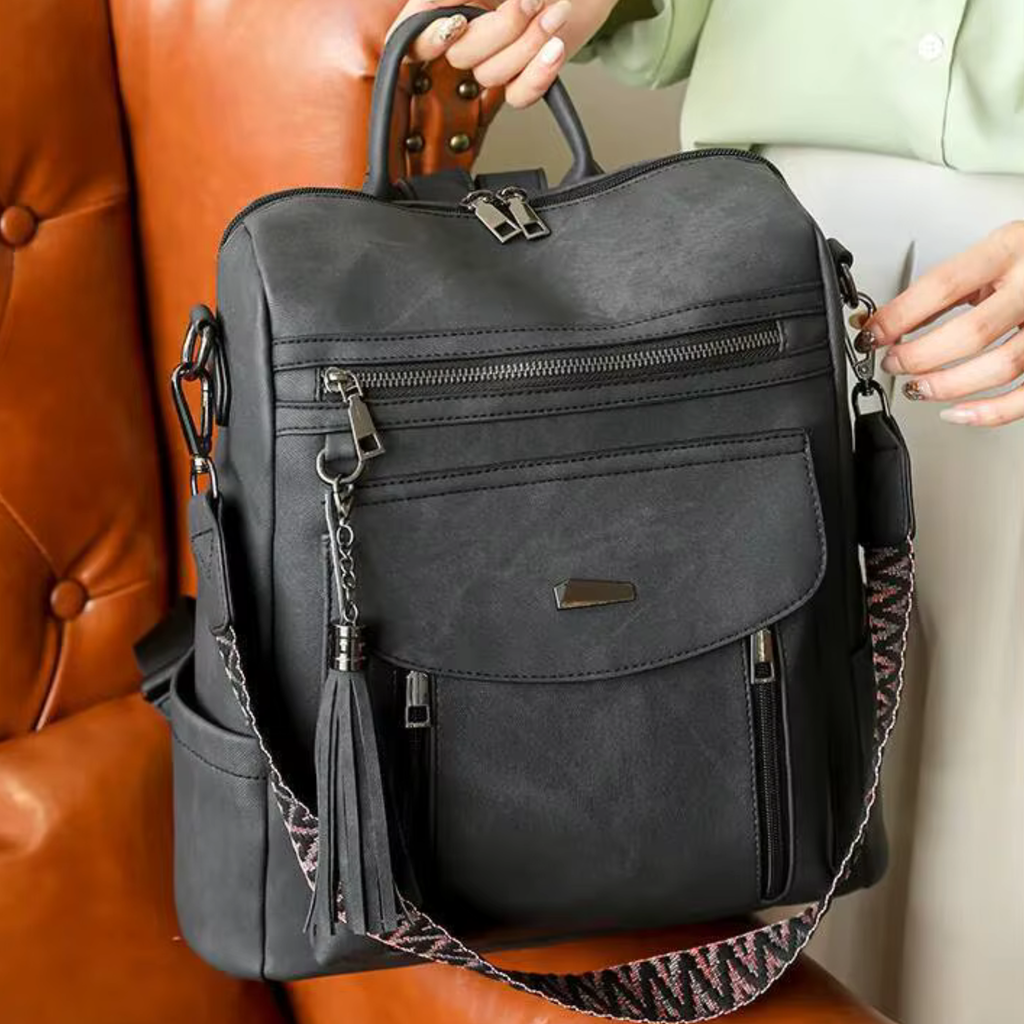 Sac à Dos Femme Grande Capacité Marron | Camille II