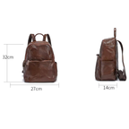 Sac à Dos Cuir Femme Marron | Élise