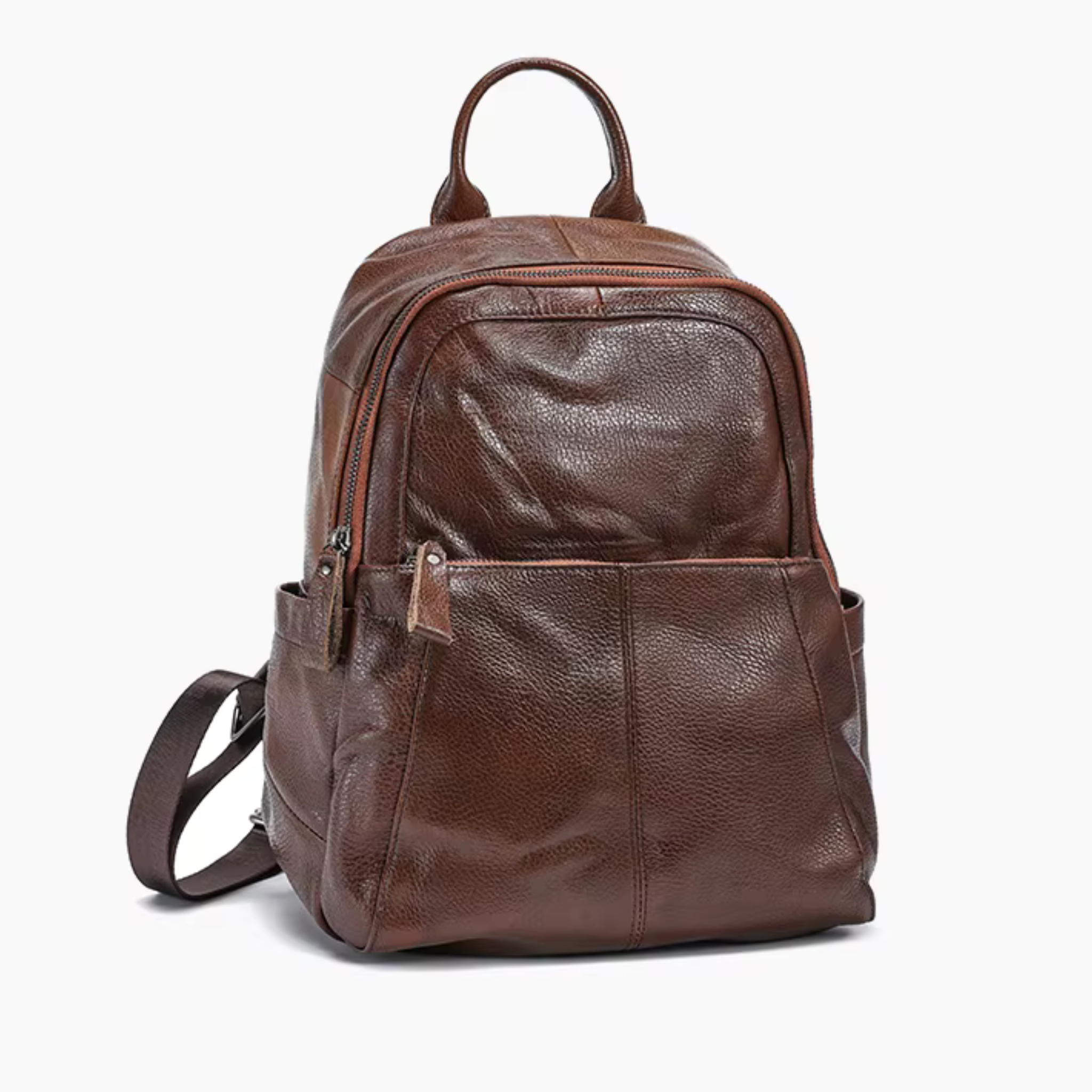 Sac à Dos Cuir Femme Marron | Élise