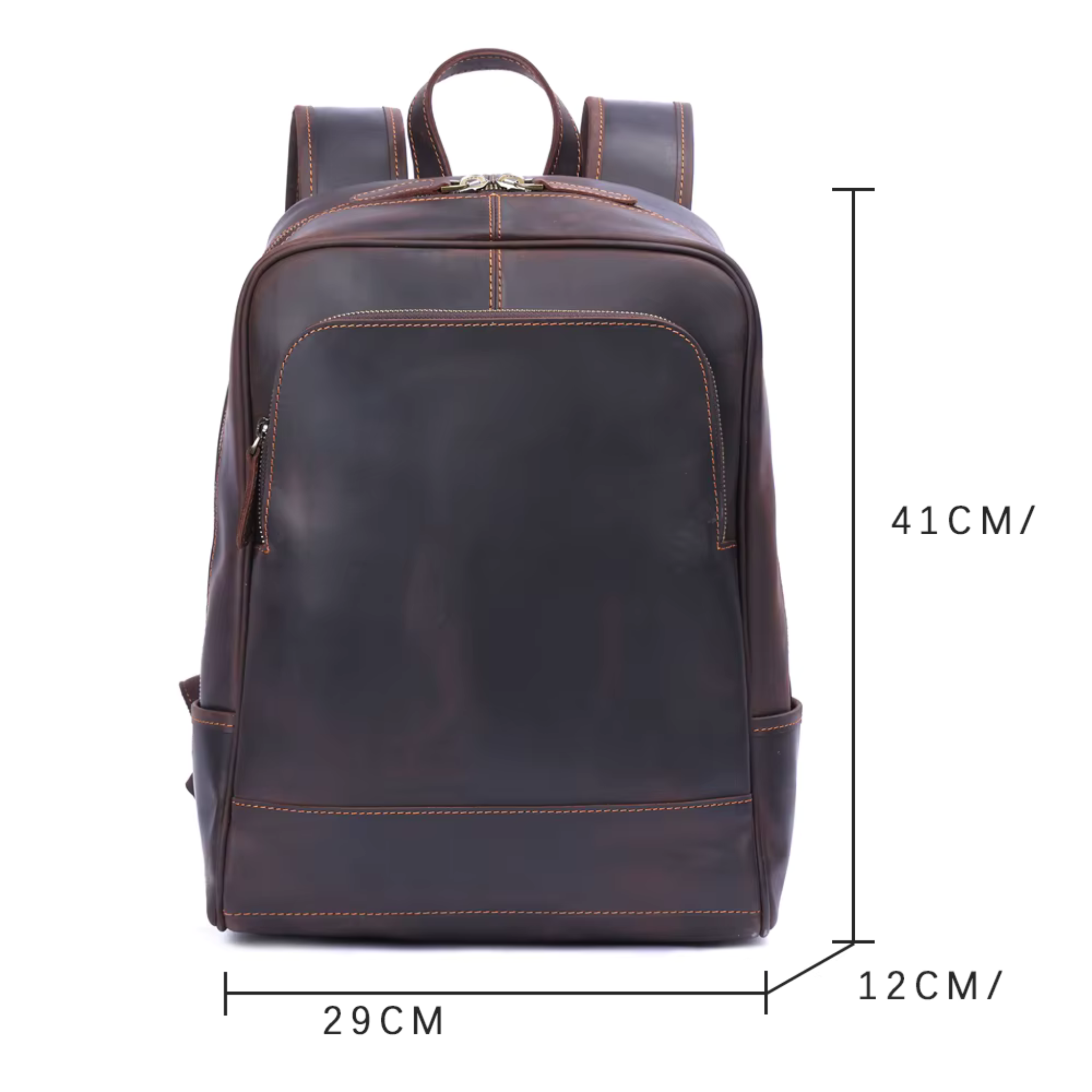 Sac à Dos Cuir Homme Femme Marron Vintage | Hugo II