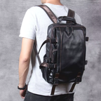 Sac à Dos Cuir Homme Noir | Maxime II