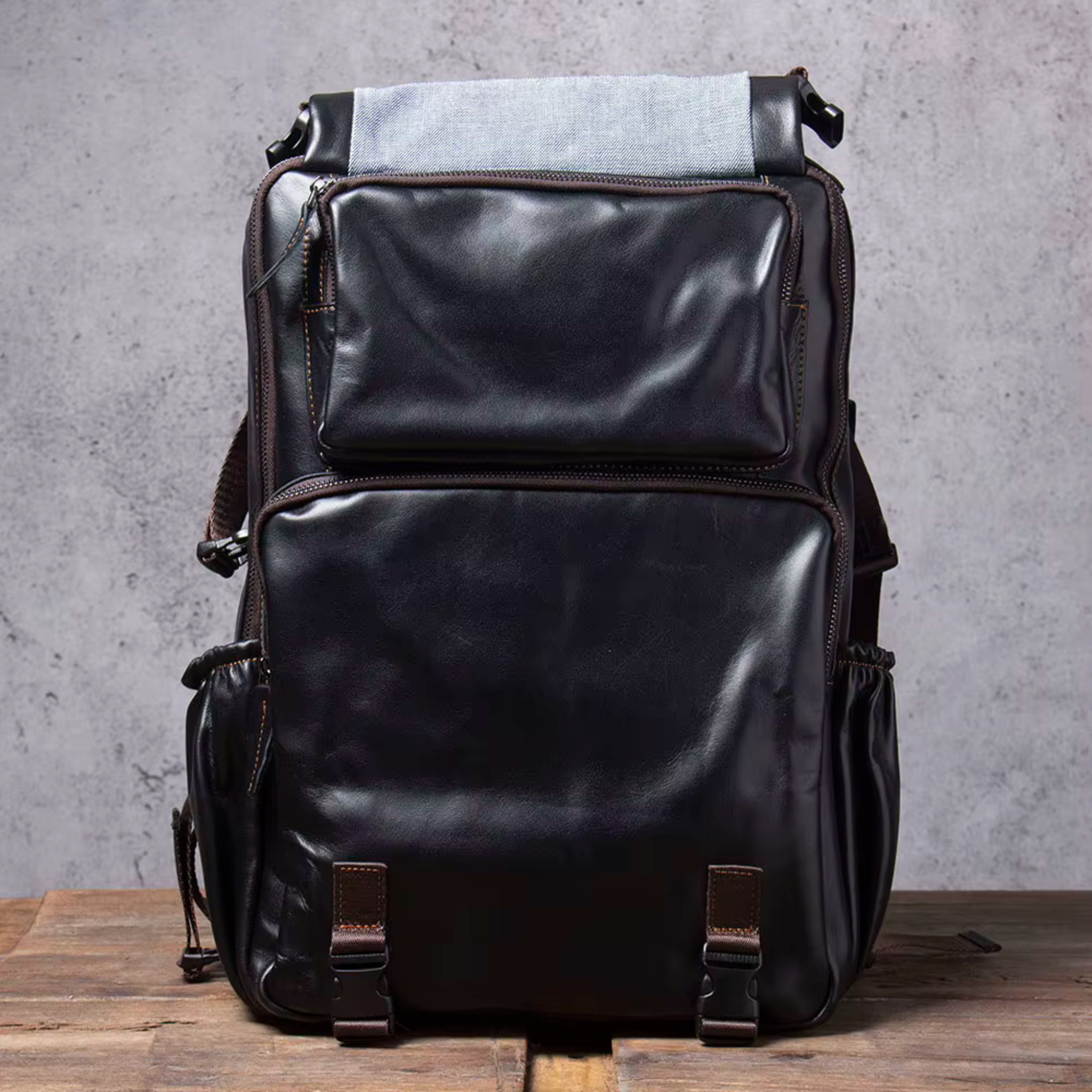 Sac à Dos Cuir Homme Noir | Maxime II
