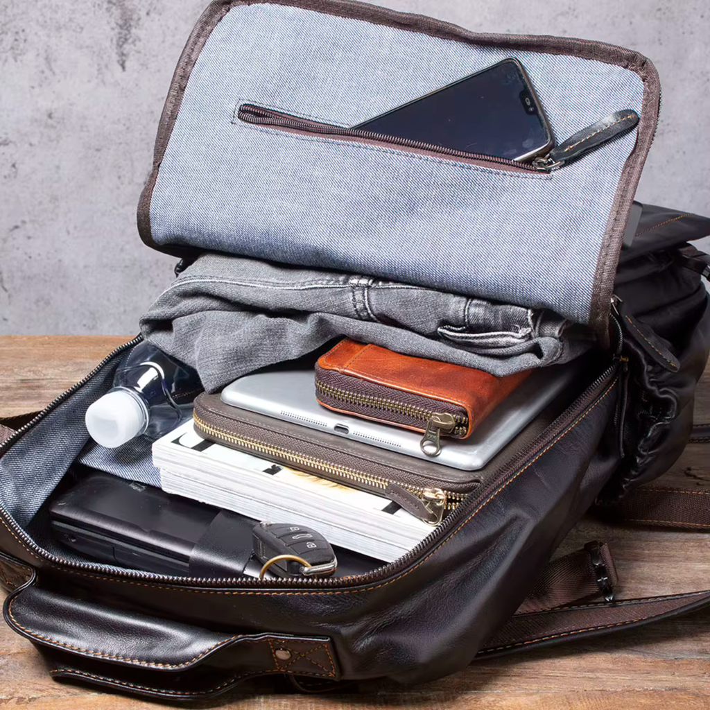 Sac à Dos Cuir Homme Noir | Maxime II
