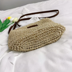 Sac bandoulière femme tressé à la main - Linaé