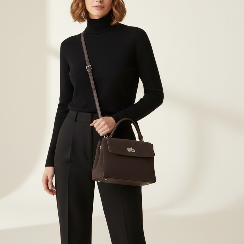 Sac bandoulière femme en daim élégant - Talina