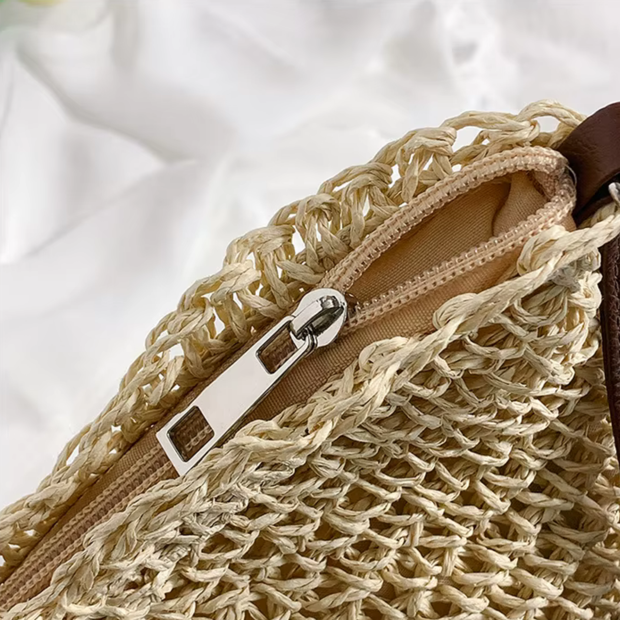 Sac bandoulière femme tressé à la main - Linaé