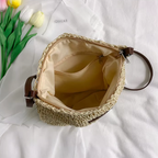 Sac bandoulière femme tressé à la main - Linaé
