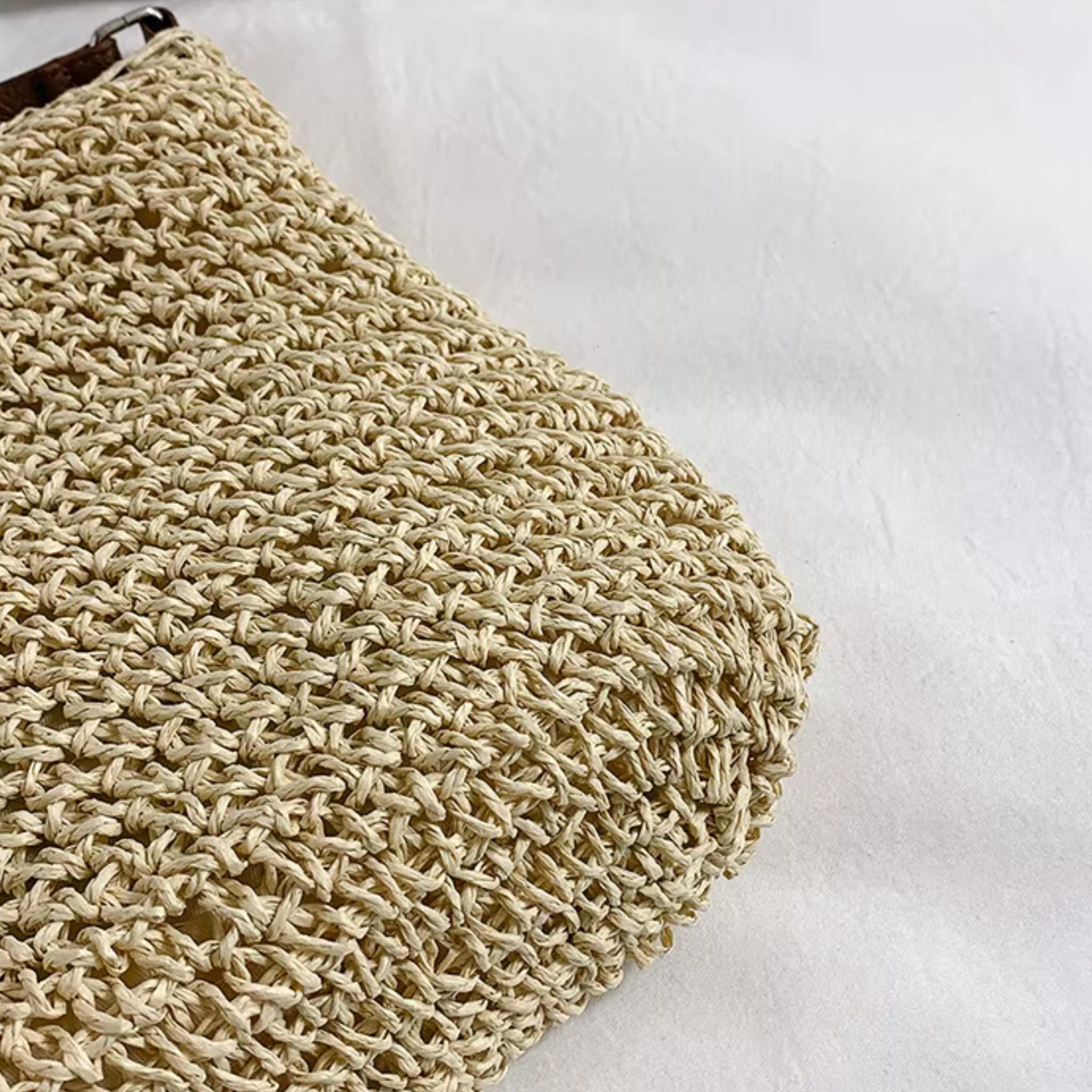 Sac bandoulière femme tressé à la main - Linaé