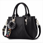 Sac bandoulière femme en similicuir multi-poche -Veana