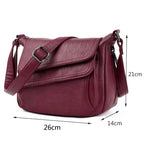 Sac bandoulière en similicuir pour femme - Kaira