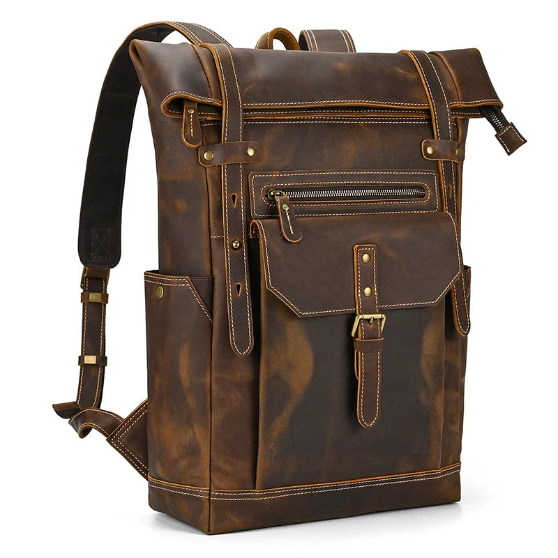 Sac à Dos Cuir Homme Marron Vintage | Arthur