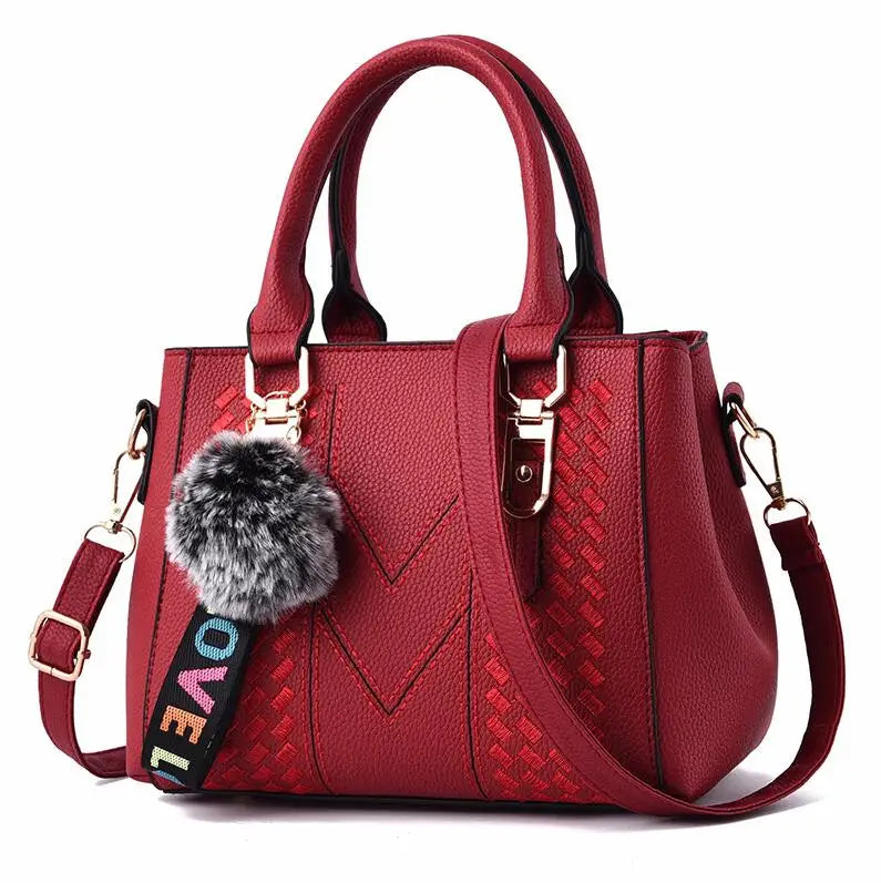 Sac bandoulière femme en similicuir multi-poche -Veana