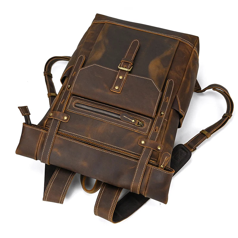 Sac à Dos Cuir Homme Marron Vintage | Arthur