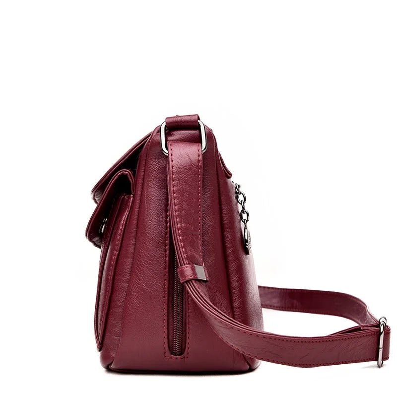 Sac bandoulière en similicuir pour femme - Kaira